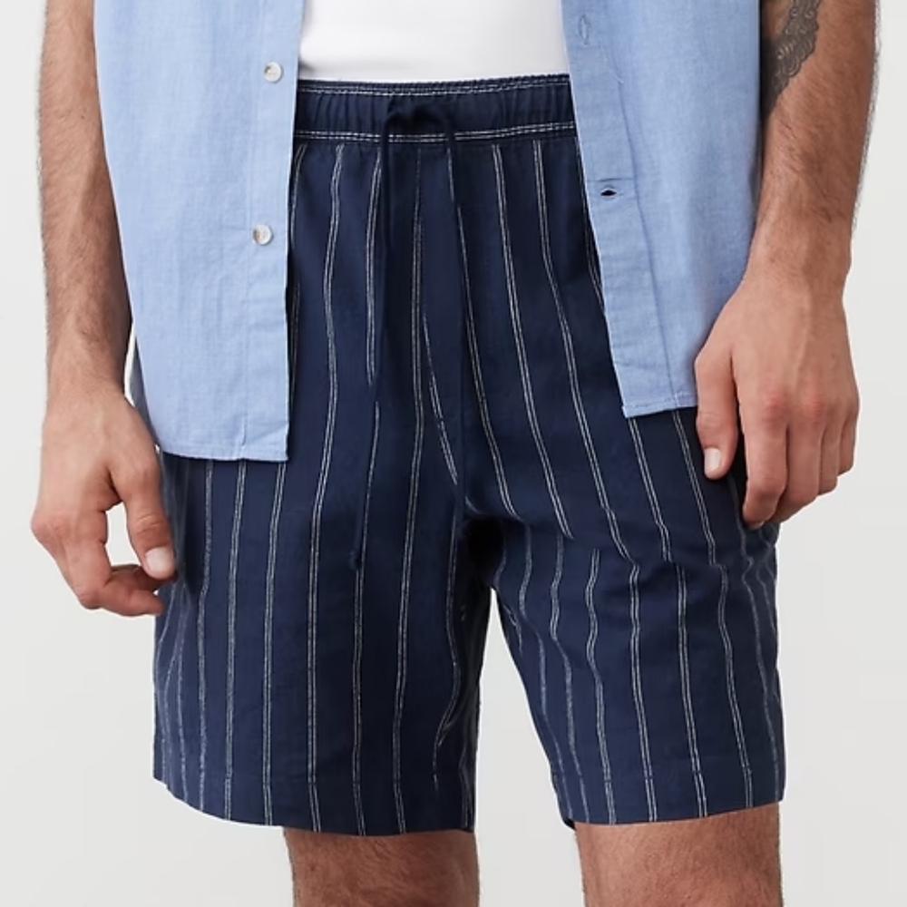 J. Crew Men's Linen-Blend Deck Short Size Large New